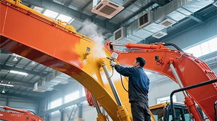 han jue engineering machinery testing workshop