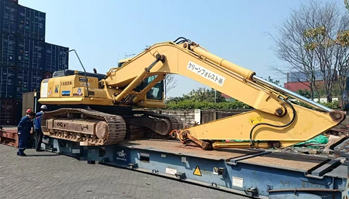 hanjue construction machinery shipping and packing