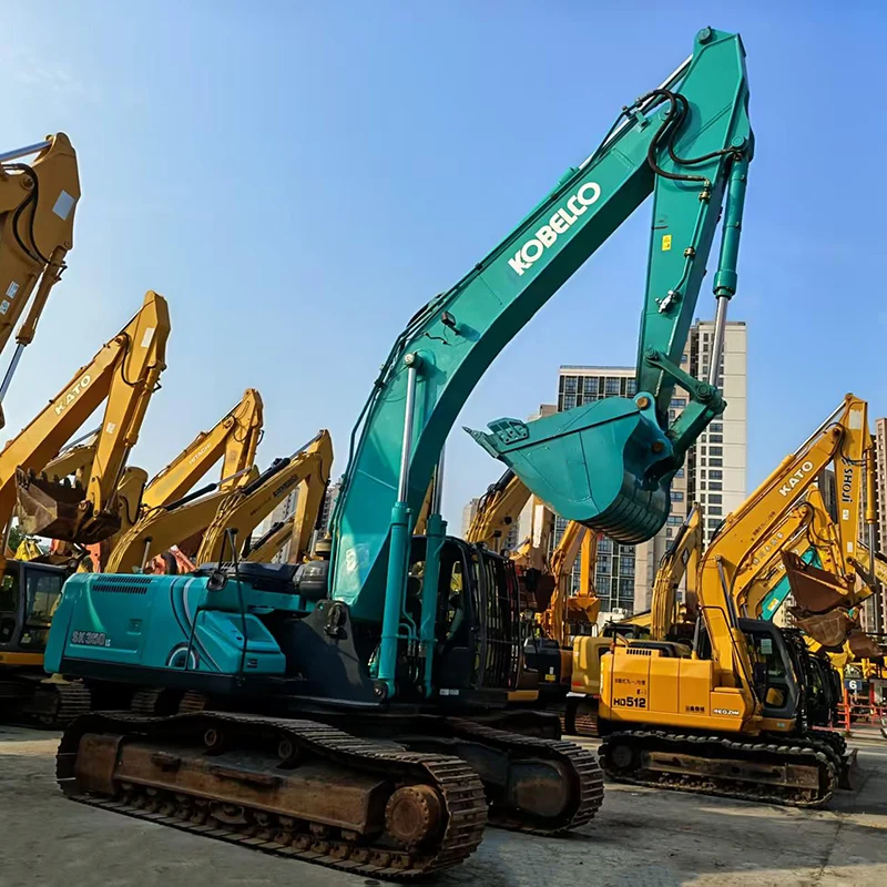 used kobelco sk350lc excavator (2)