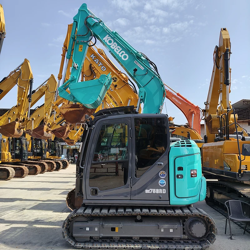 used kobelco sk75srd excavator (1)