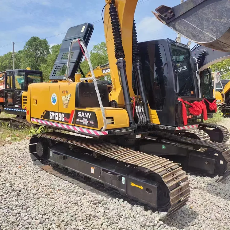 used sany sy135c pro excavator (5)