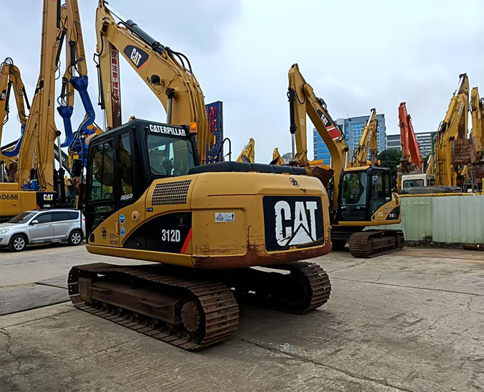 late model used cat 312d excavator