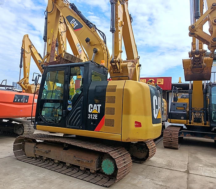 mastering the used cat 312e excavator